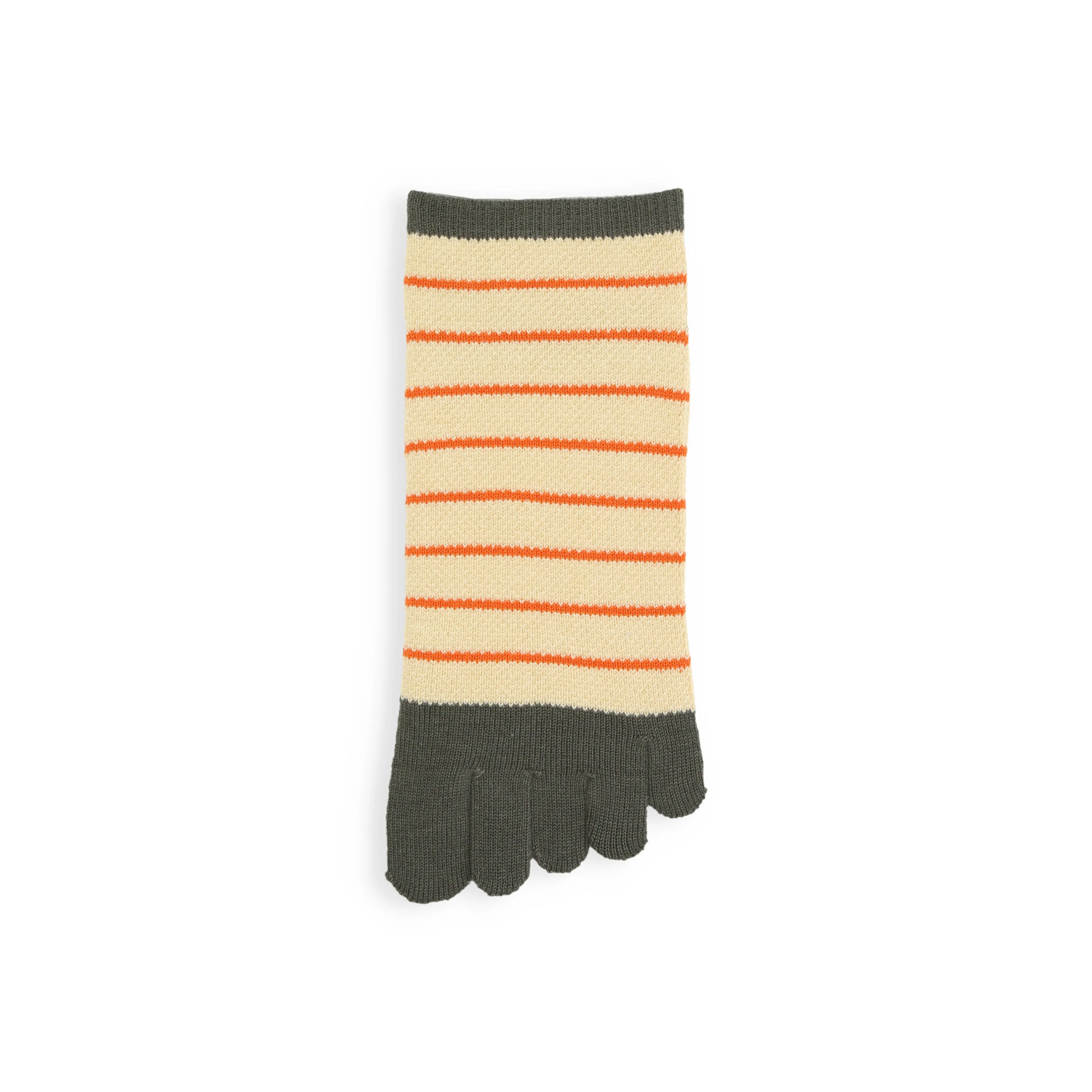 062120346 Mesh Fine Stripe Trainer Toe Socks M
