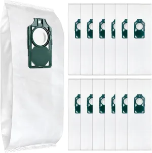 12 Pack HEPA RLH-6 Vacuum Bags Replacement for Riccar SupraLite R10S/R10D/R10P/R10SAND & Simplicity Freedom S10S/S10D/S10SAND Upright Vacuums – Compatible with Part #RLH-6, SLH-6, RLHC-6, SLHC-6