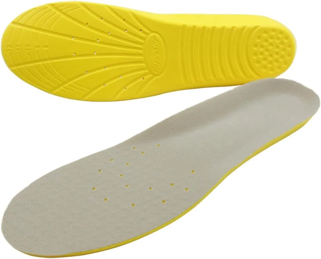 2 Pairs Regular Fit Insoles Plantar Fasciitis Orthotics PU Memory Foam Comfort Shoe Inserts for Men and Women, Cushioned Arch Support, Shock Absorption and Foot Pain Relief (Men 6-8/Women 7-9)