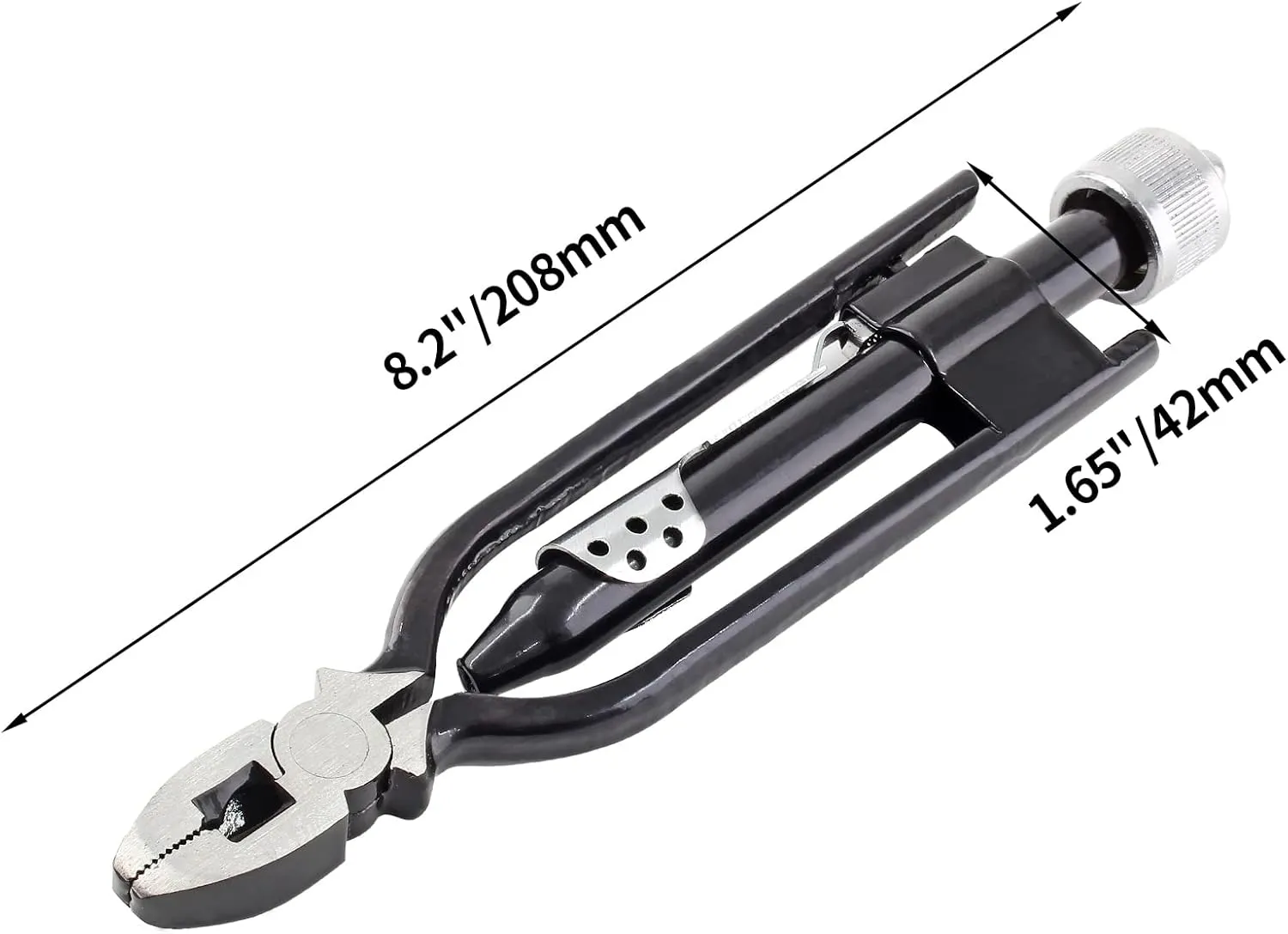 6 Inch Safety Wire Pliers with 50 FT Safety Wire, Heavy Duty Wire Twisting Tool for Aircraft, Machinery, Vehicles