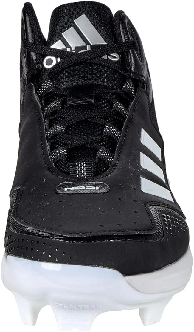 adidas Mens ICON 7 MID Faux Leather Trainer Cleats