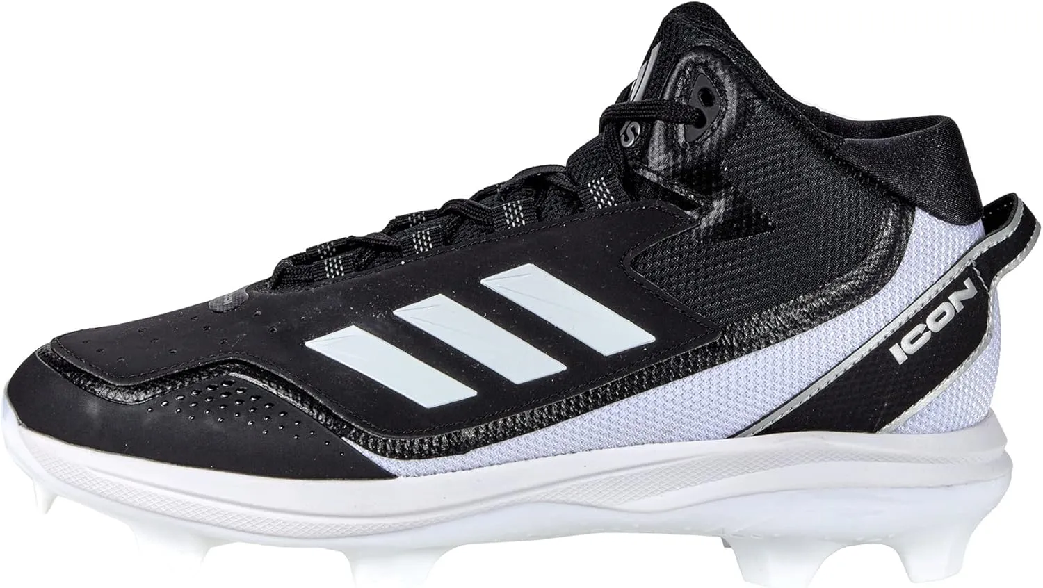 adidas Mens ICON 7 MID Faux Leather Trainer Cleats
