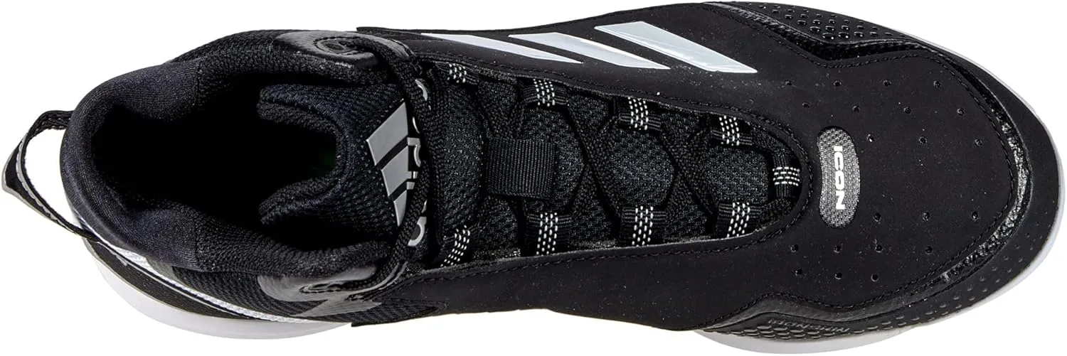 adidas Mens ICON 7 MID Faux Leather Trainer Cleats