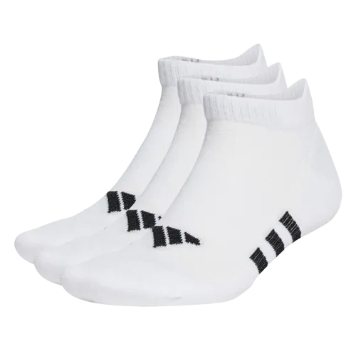 ADIDAS PERFORMANCE CUSHIONED LOW SOCKS 3 PAIRS - WHITE