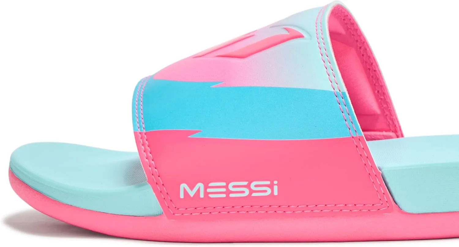 adidas Unisex-Child Adilette Comfort Messi Slide Sandal