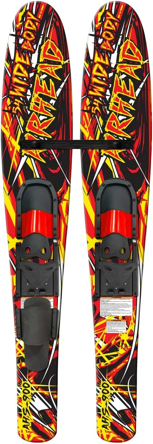 Airhead Trainer Water Skis for Kids and Adults - Multiple Sizes/Styles - Stability & Control - Ultimate Training System for Various Skill Levels