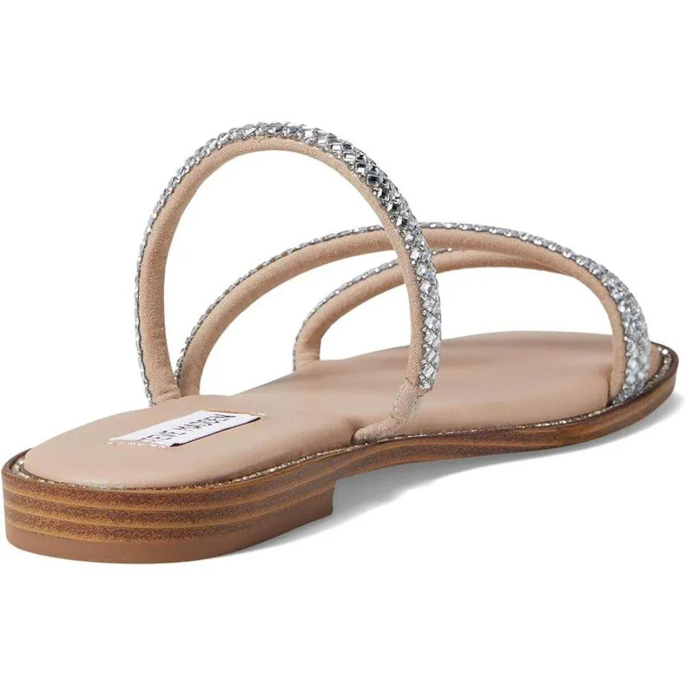 Akela Rhinestone Strappy Flat Sandals