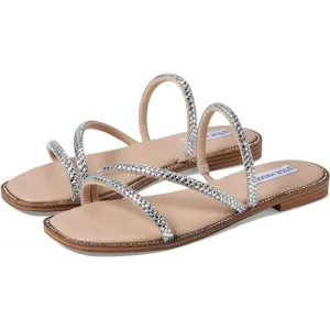 Akela Rhinestone Strappy Flat Sandals