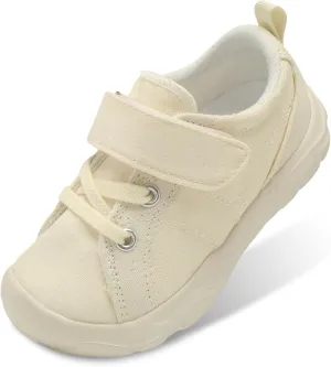 BARERUN Kids Canvas Shoes Running Shoes for Girls Boys Wide Toe Box Barefoot Toddler Sneakers Girls Boys School Shoes Non-Slip Toddler Tennis Shoes