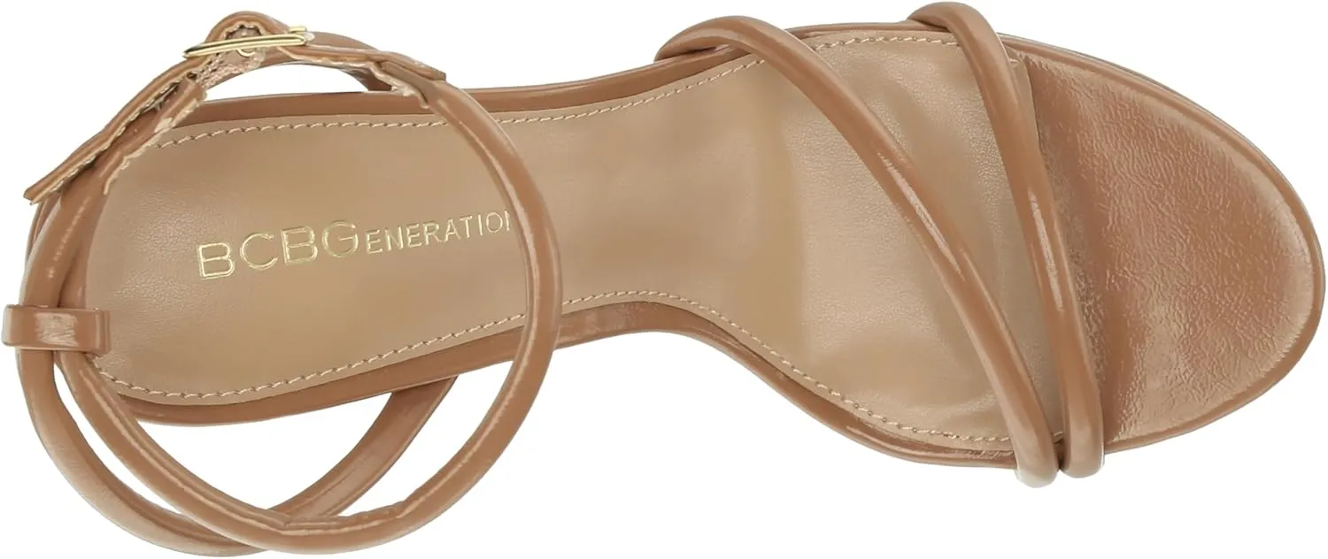 BCBGeneration Women's Glam Sliver Wedge Sandal