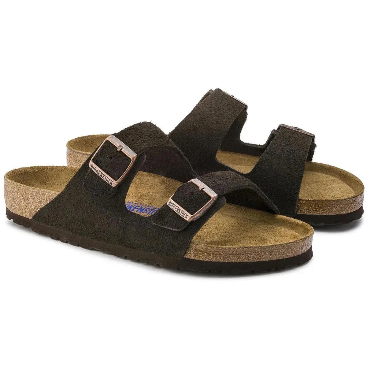 BIRKENSTOCK ARIZONA SUEDE MOCHA SLIDE