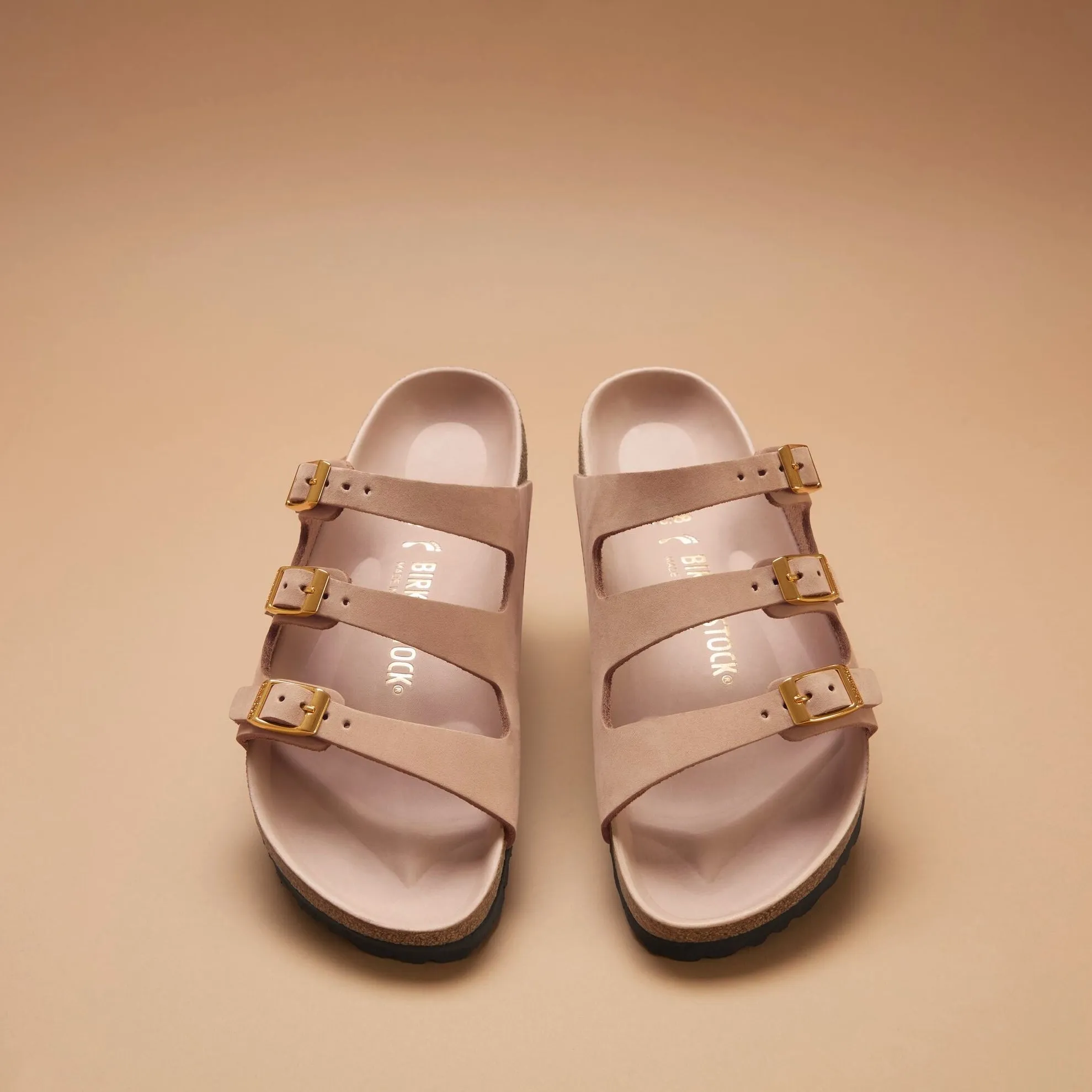 Birkenstock Florida Hex sandcastle nubuck