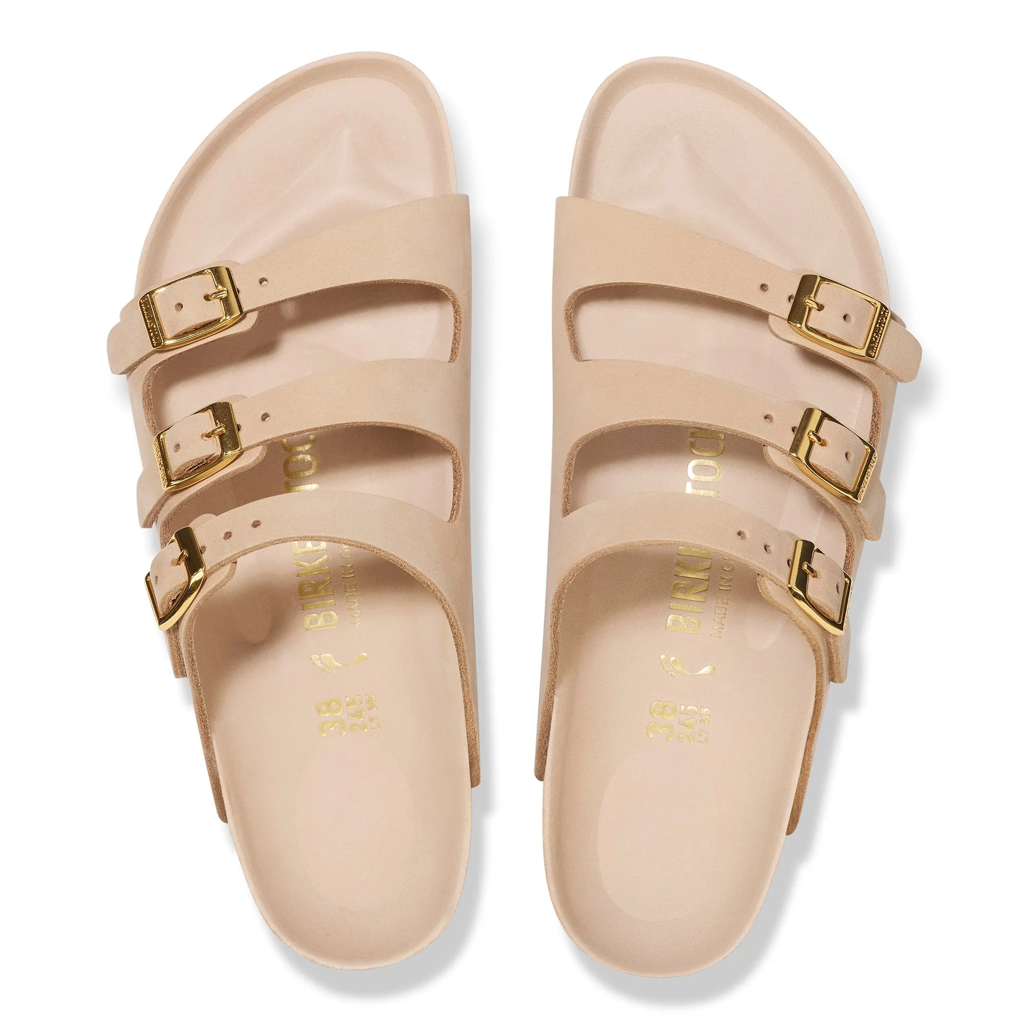 Birkenstock Florida Hex sandcastle nubuck
