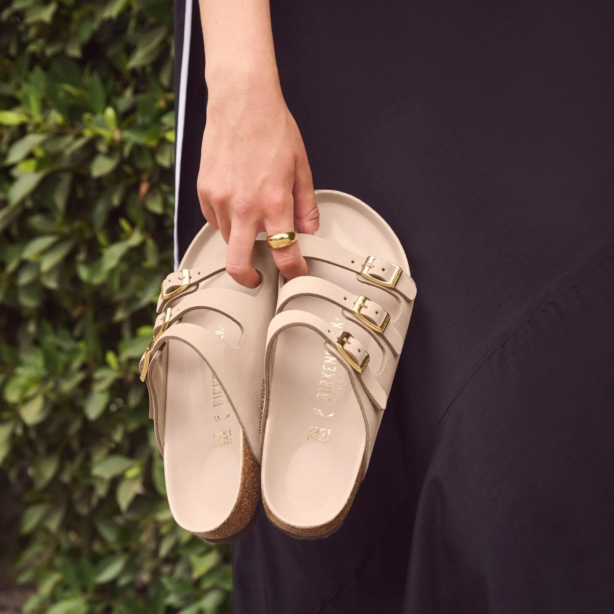 Birkenstock Florida Hex sandcastle nubuck