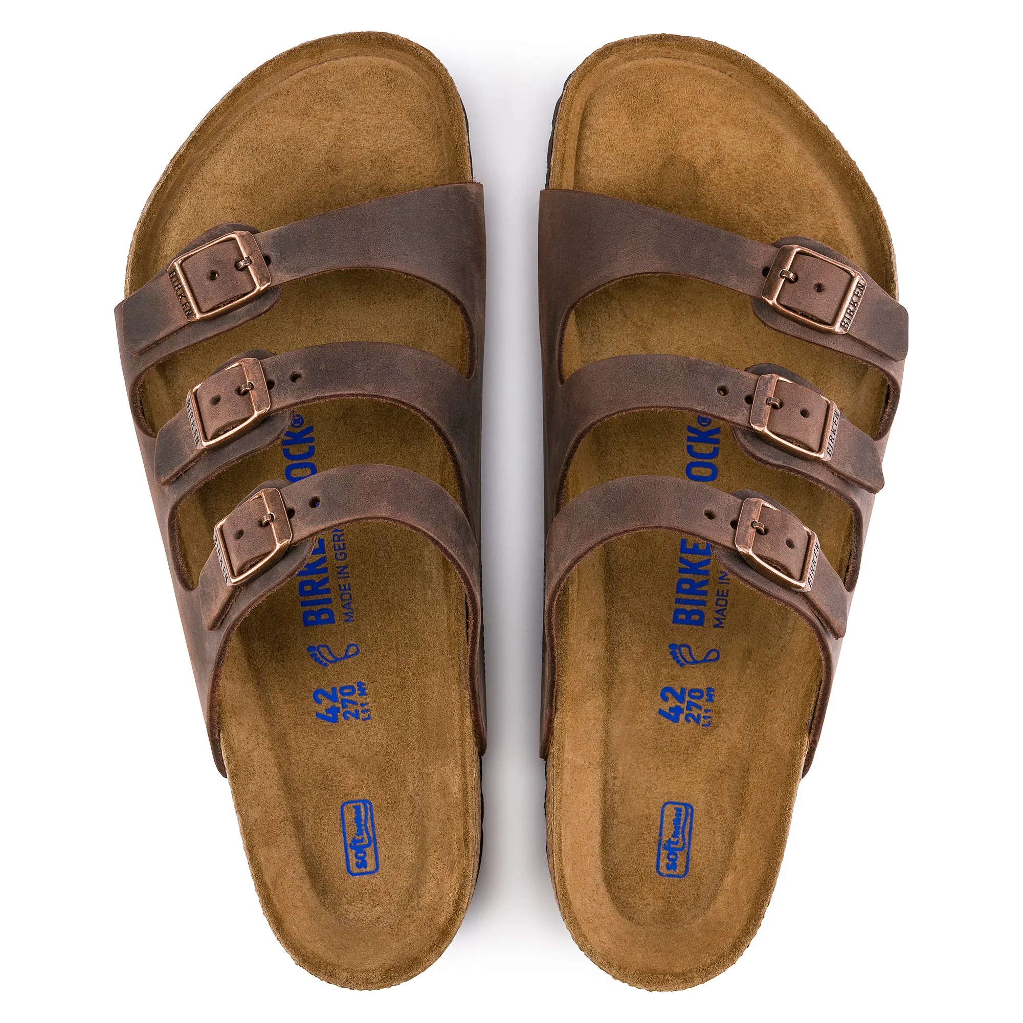 Birkenstock Florida Soft Footbed habana oiled leather