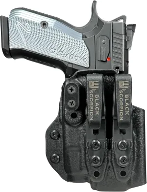 Black Scorpion Outdoor Gear AIWB Dual Clip X Holster fits CZ Shadow 2 Compact w/TLR-7X