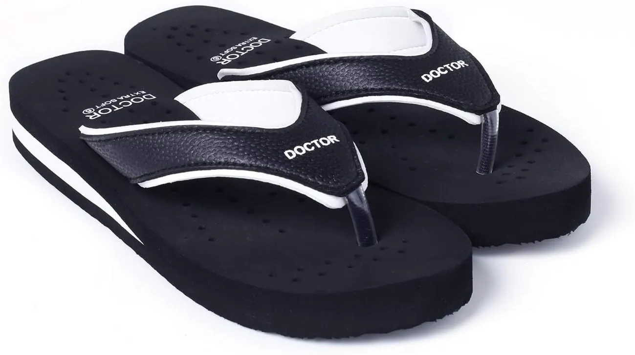 Care Diabetic Orthopedic Pregnancy Flat Super Comfort Dr Flipflops and House Slippers For Women's and Girl's D-18