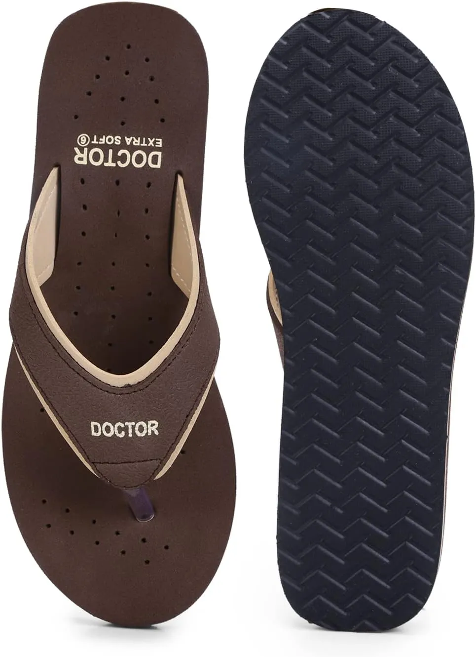 Care Diabetic Orthopedic Pregnancy Flat Super Comfort Dr Flipflops and House Slippers For Women's and Girl's D-18