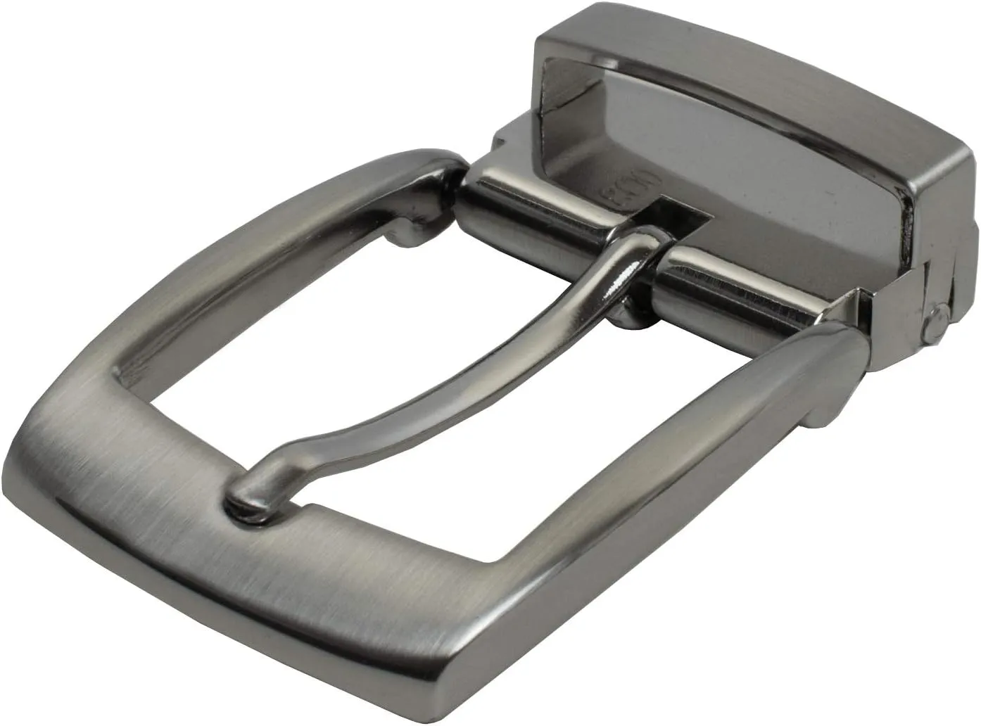 Clamp Pin Buckle - 1⅜ Inch Certified Nickel Free Zinc Belt Buckle with Brushed Satin Finish