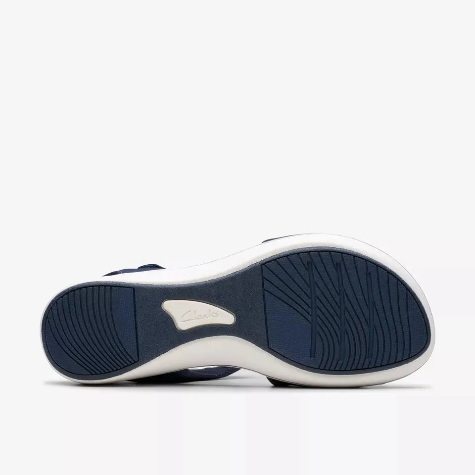Clarks Women's Breeze Rae Sara Navy Textile 26181865