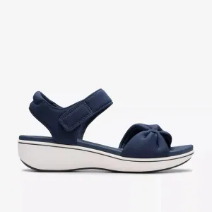 Clarks Women's Breeze Rae Sara Navy Textile 26181865