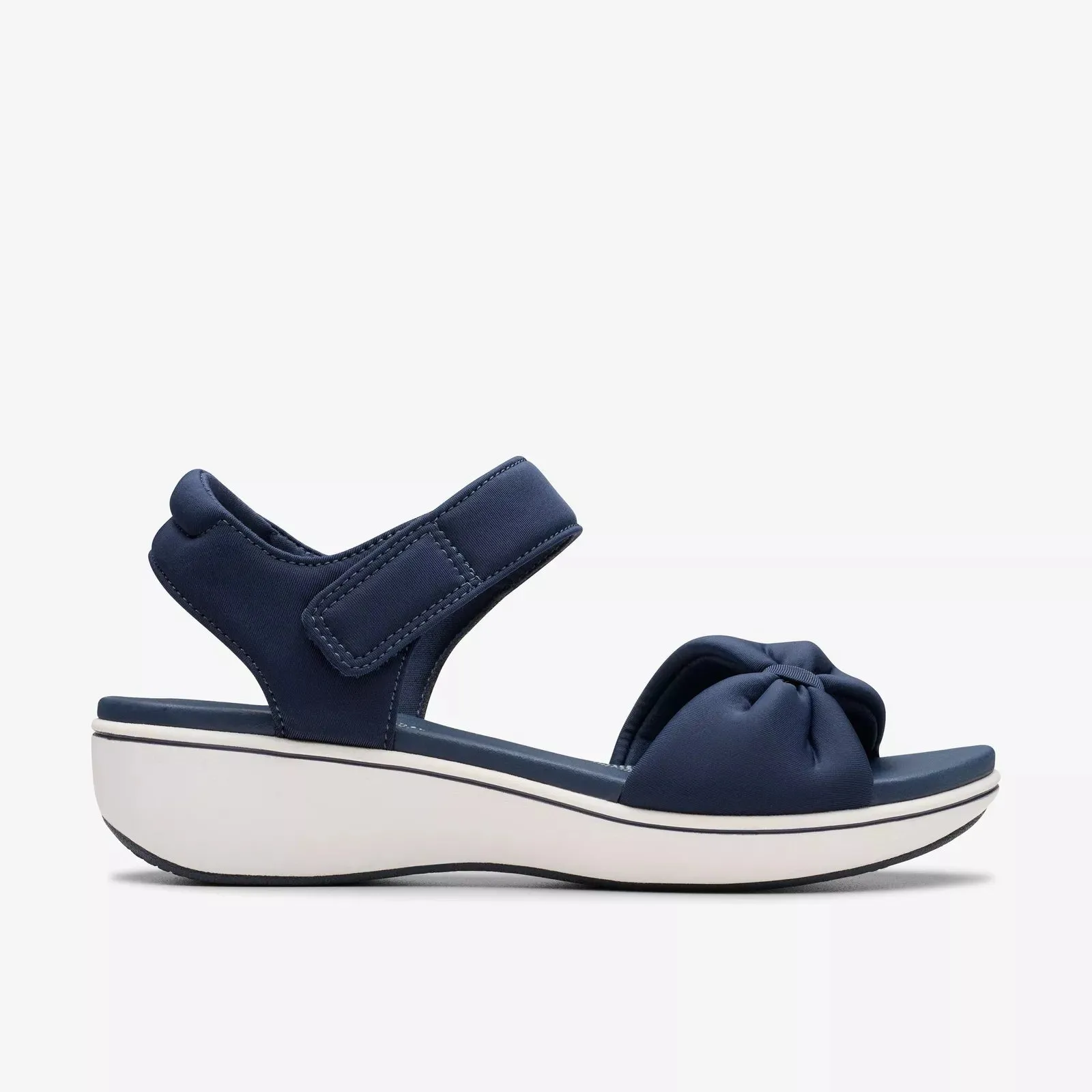 Clarks Women's Breeze Rae Sara Navy Textile 26181865