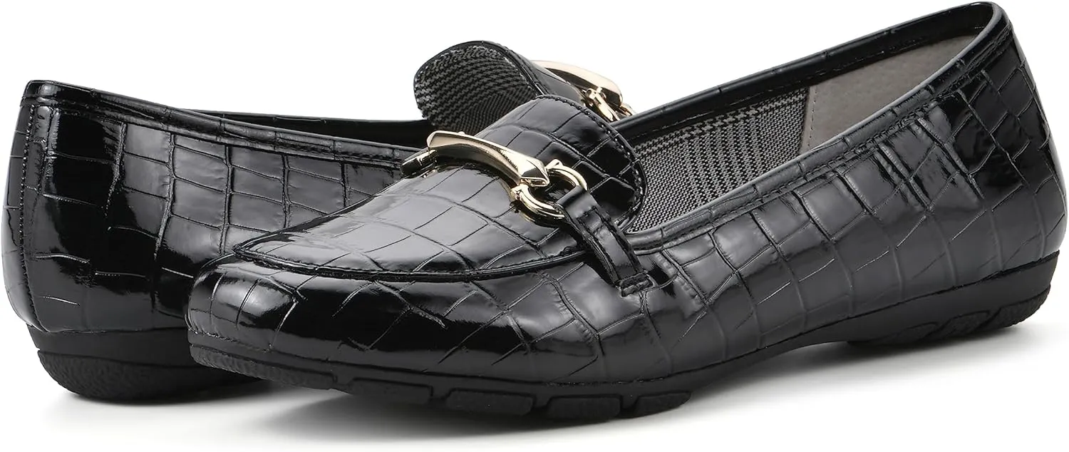 CLIFFS BY WHITE MOUNTAIN Women's Glowing Cushioned Loafer Flat