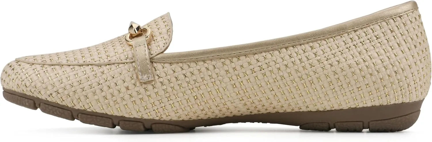 CLIFFS BY WHITE MOUNTAIN Women's Glowing Cushioned Loafer Flat
