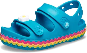 Crocs Kids Crocband Cruiser Sandal (Toddler), Marina, 4 US Unisex