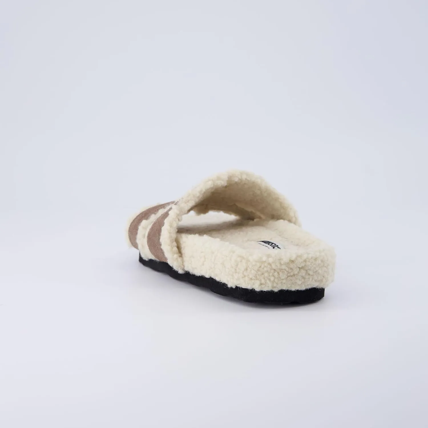 CUSHIONAIRE Cuddle Fur Slippers for Women Faux Shearling Slide Sandal  Memory Foam, Wide Widths Available