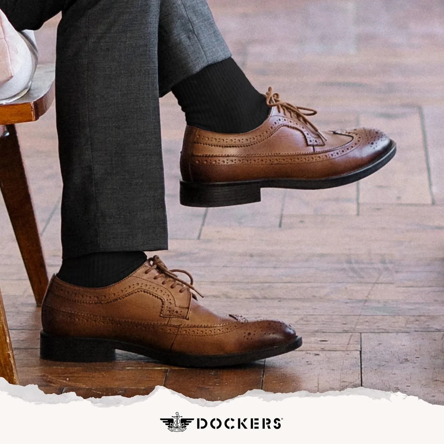 DOCKERS Men's Performance Socks - 3-Pairs and 6-Pairs Athletic and Dress Crew Socks for Men
