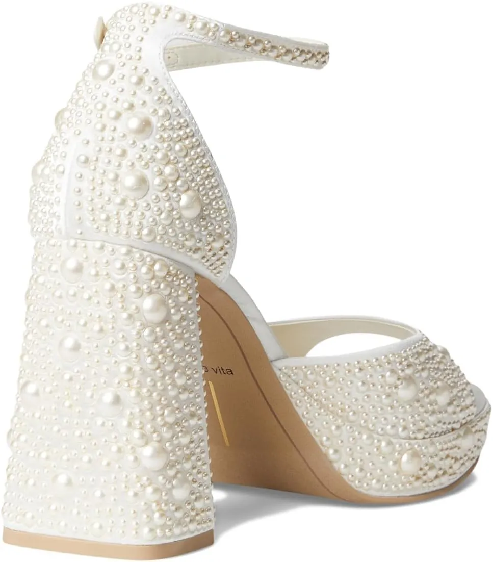 Dolce Vita Women's Pandro Pearl Heeled Sandal