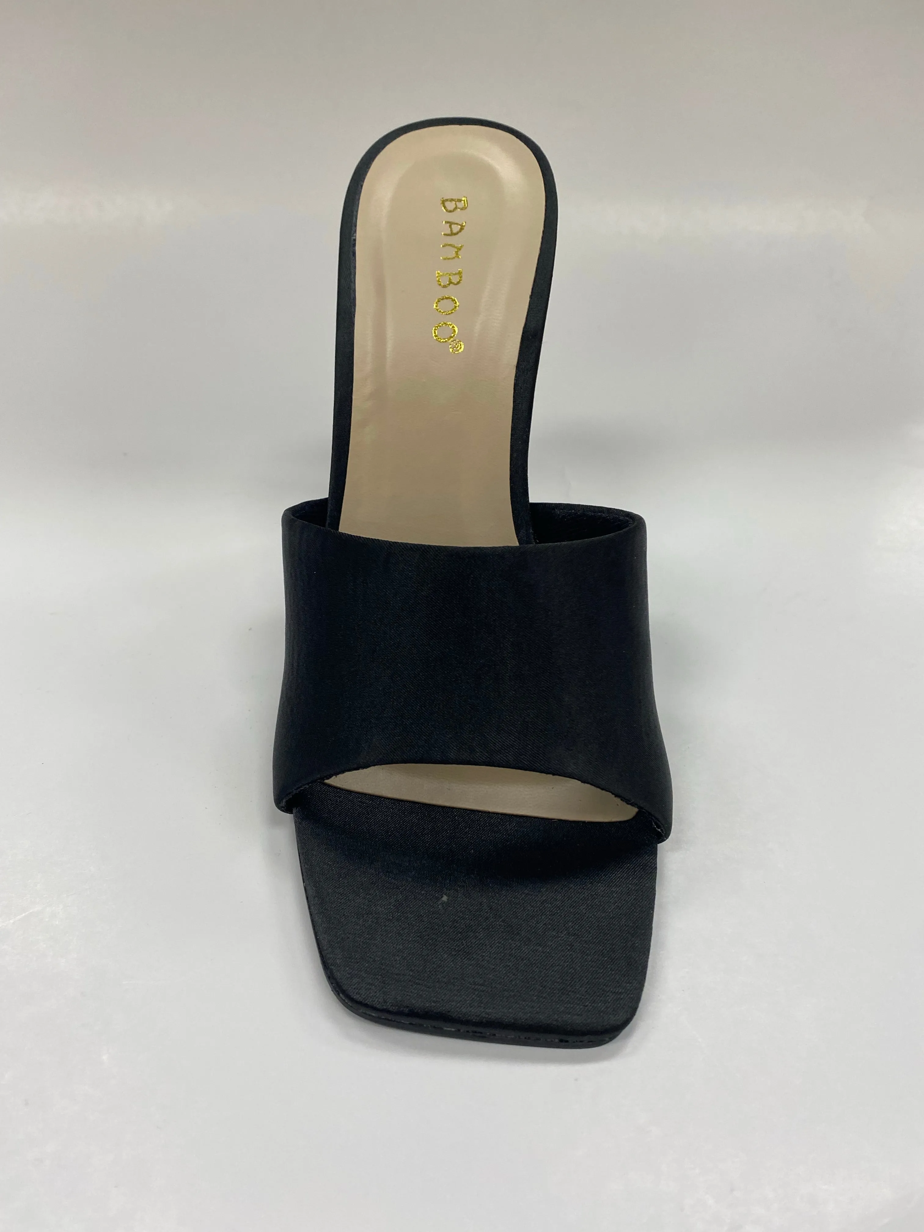 DREAMING-03 SQUARE TOE MULE W/INSET HEEL