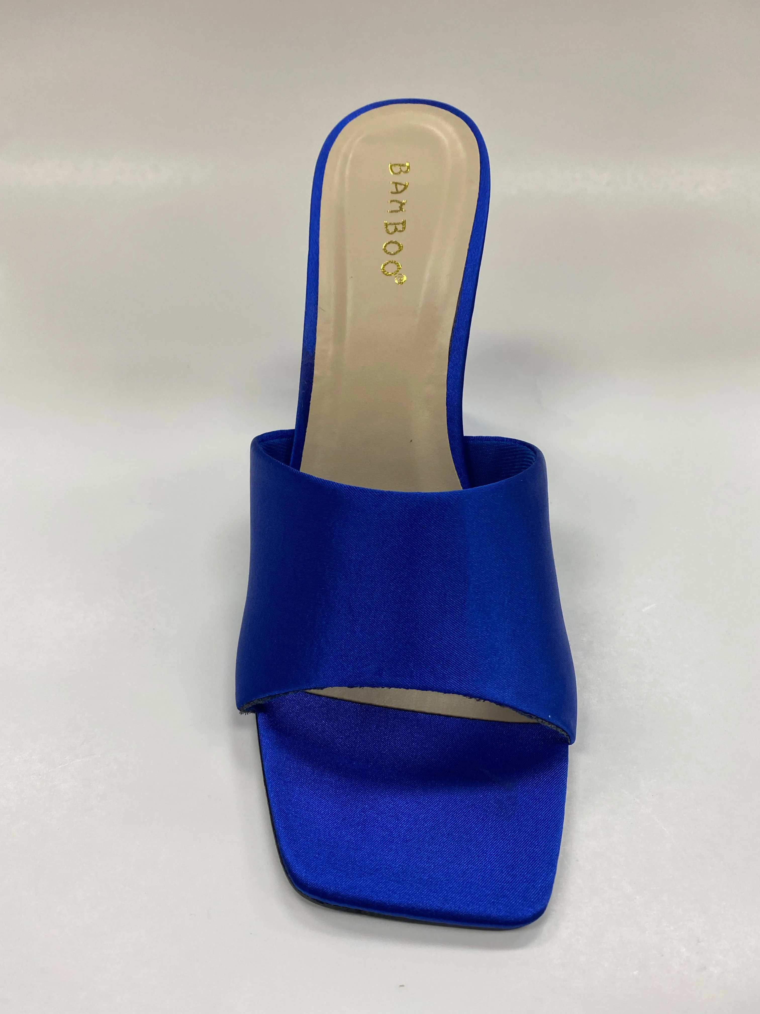 DREAMING-03 SQUARE TOE MULE W/INSET HEEL