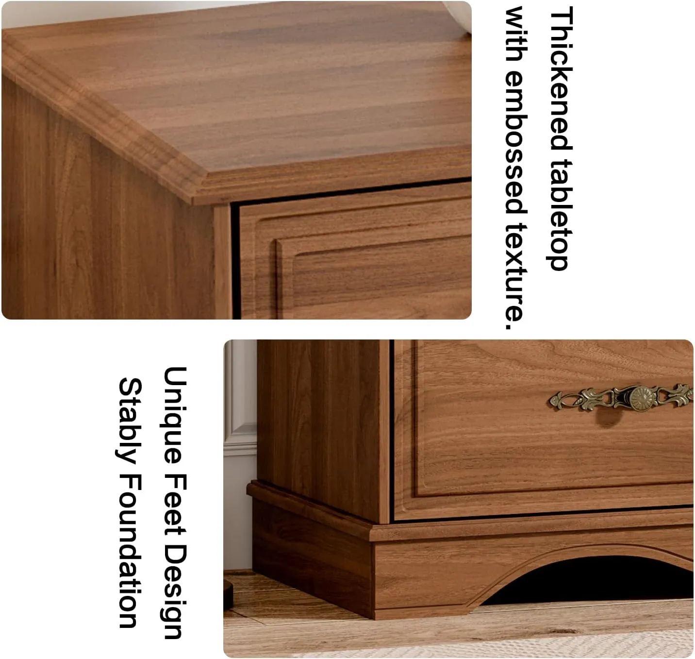 Dresser for Bedroom with 9 Drawers,63" Wide Modern Chest of Drawers with Metal Handle,Wooden Dresser TV Stand,Wood Closet Clothes Storage Organizer for Living Room,Hallway,Umber