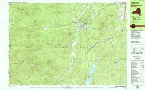 Elizabethtown NY topo map, 1:25000 Scale, 7.5 X 15 Minute, Historical, 1978, Updated 1979, 24.1 x 38.9 in