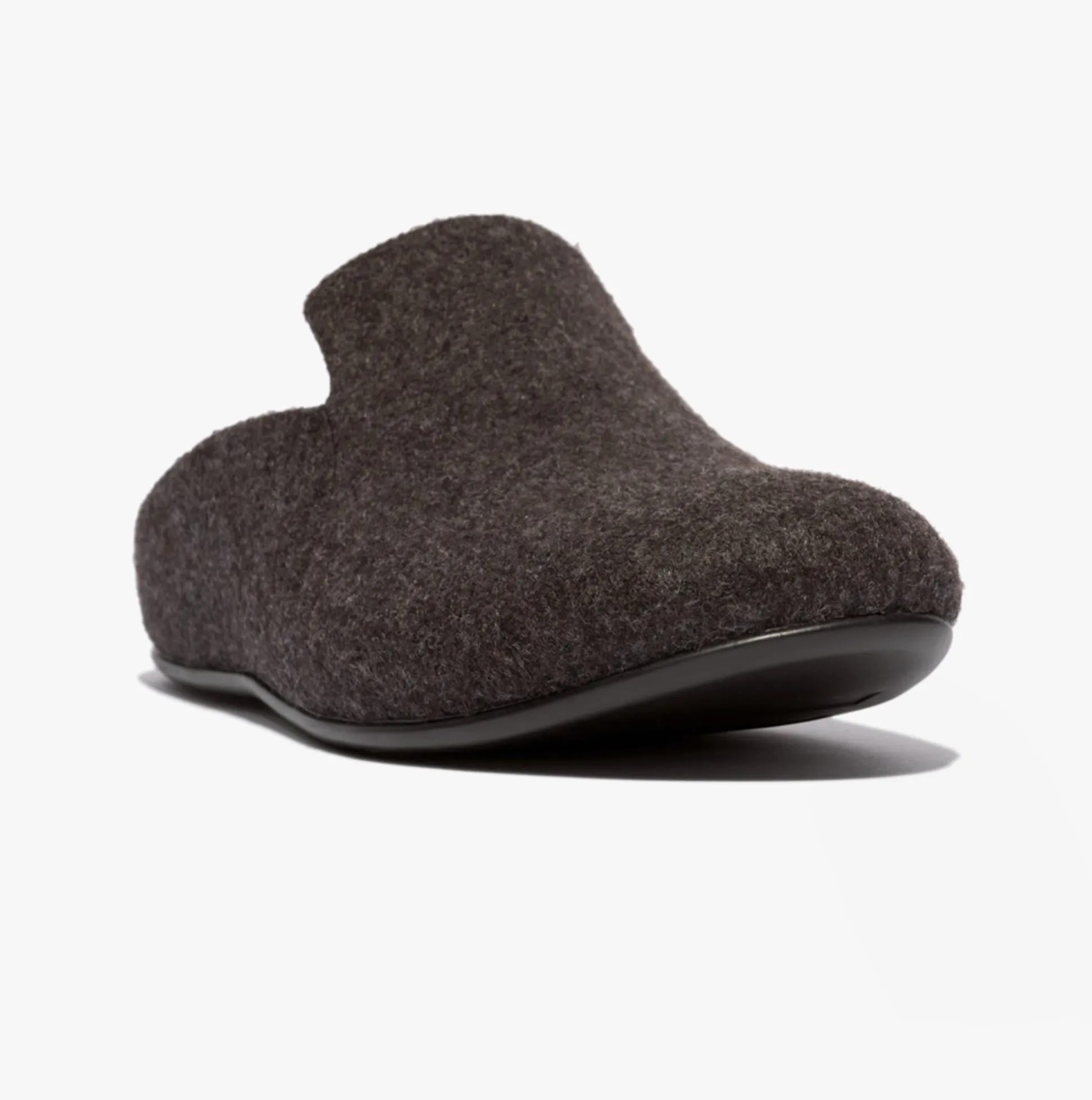FitFlop CHRISSIE II HAUS e01 Womens Felt Slippers All Black