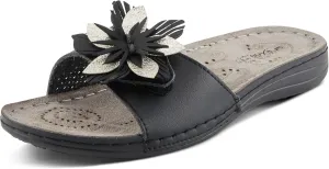Flexus Women's FLOWERSTARS Slide Sandals