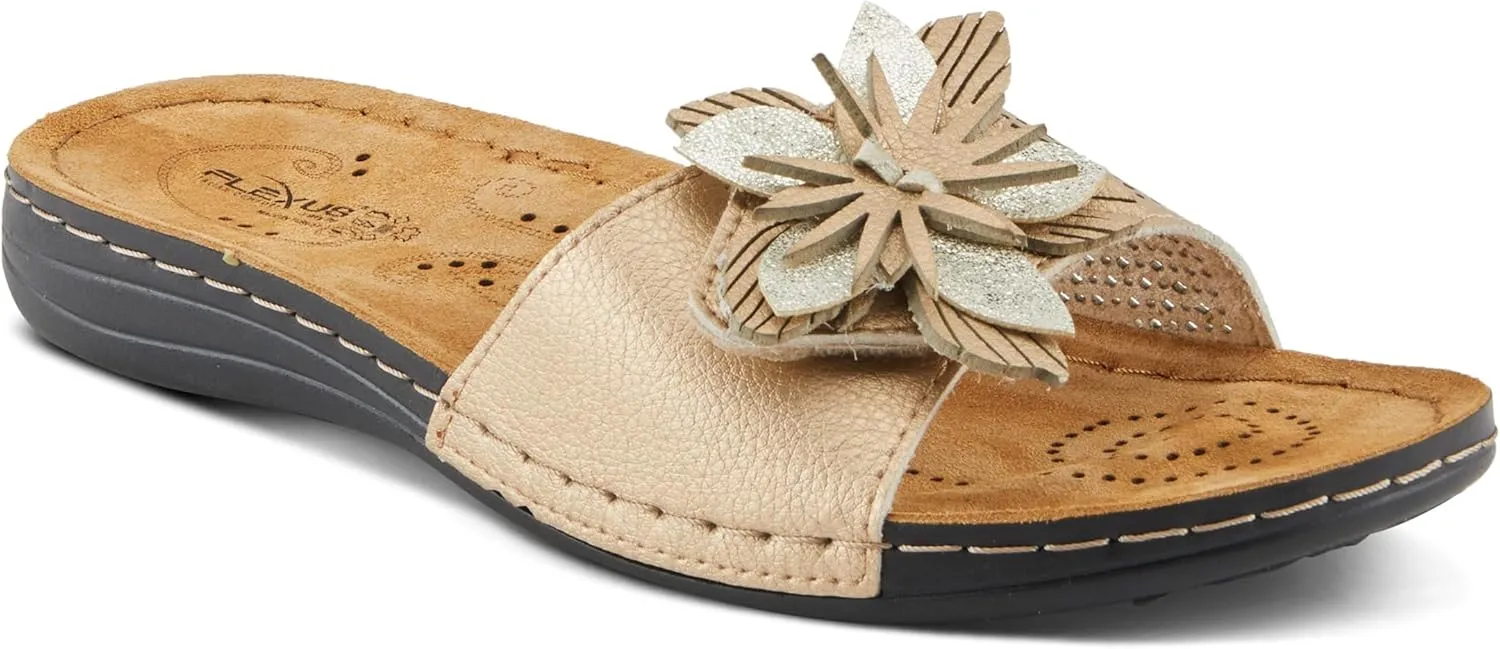 Flexus Women's FLOWERSTARS Slide Sandals