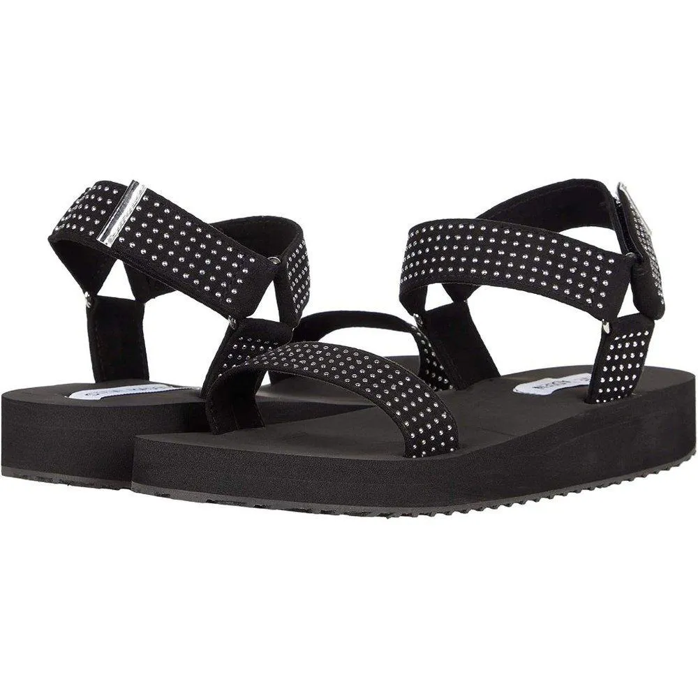 Flim Black Embellished Flats