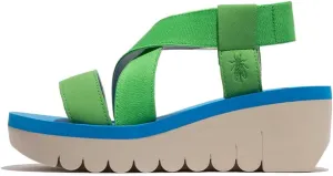 FLY London Women's Ankle-Strap Sandal, 35,36,37,38,39,40,41,42 M Womens Adult