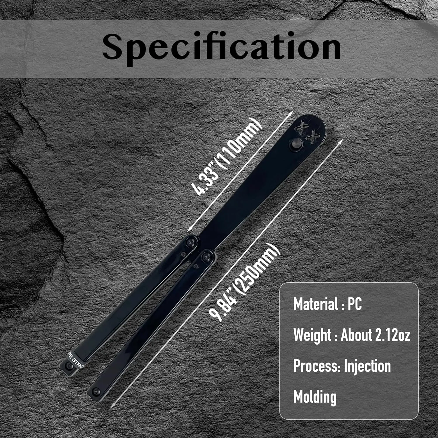 Foldable Plastic Tool, Sturdy and Lightweight, Excellent Balance, Practice Tool for Beginners