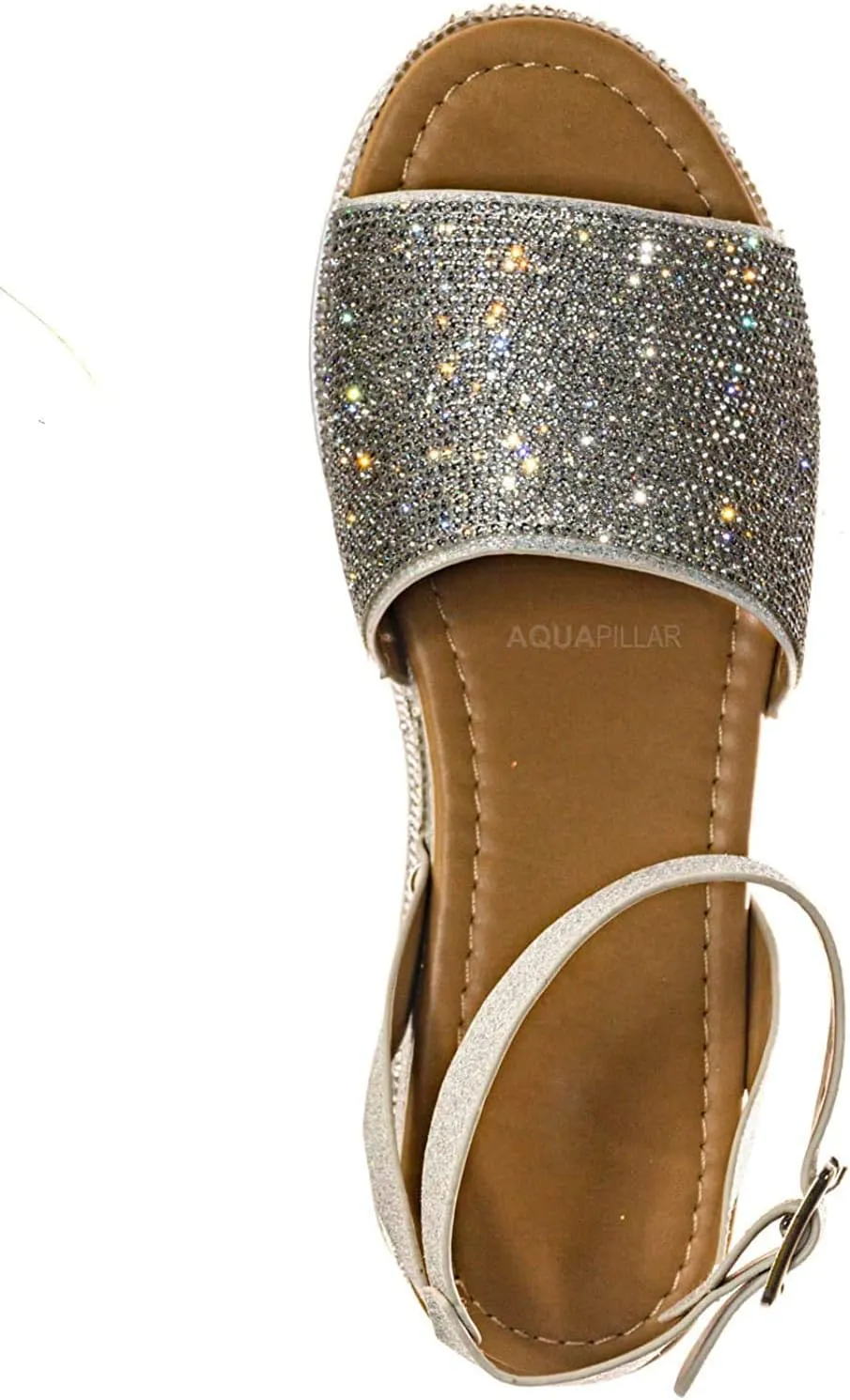 Forever Link Sensational Women's Open Toe Ankle Strap Espadrille Sandal