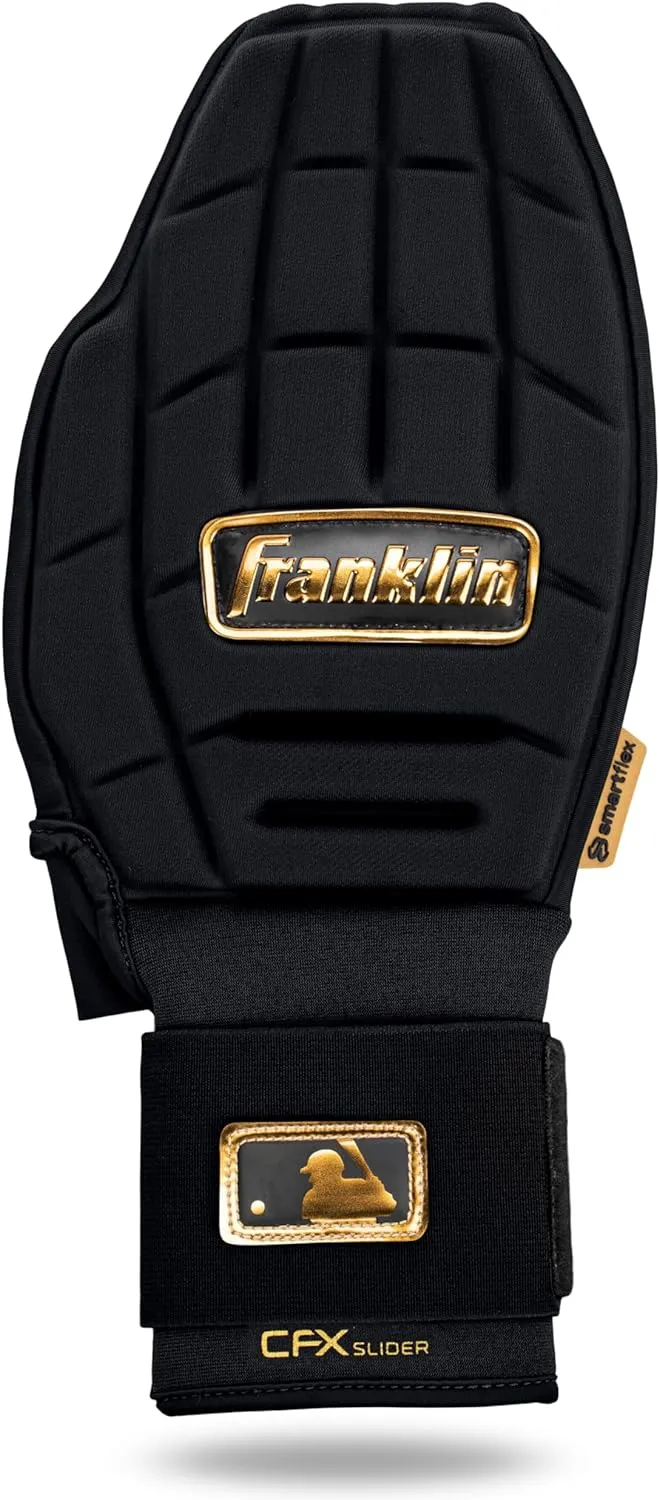Franklin Sports MLB Baseball   Softball Sliding Mitt - CFX PRT Adult   Youth Protective Baserunning Sliding Gloves - Left   Right Hand Mitt - Hand   Wrist Protector for Running - Kids   Adults Sizes