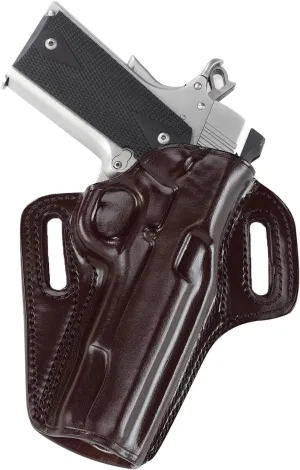 Galco Concealable Belt Holster for 1911 3-Inch Colt, Kimber, para, Springfield (Havana, Right-Hand), Black