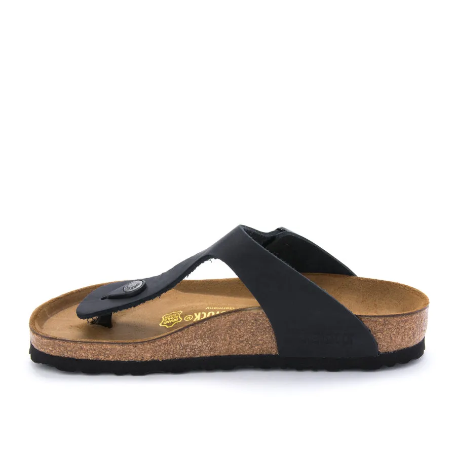 GIZEH - BLACK - OIL LEATHER