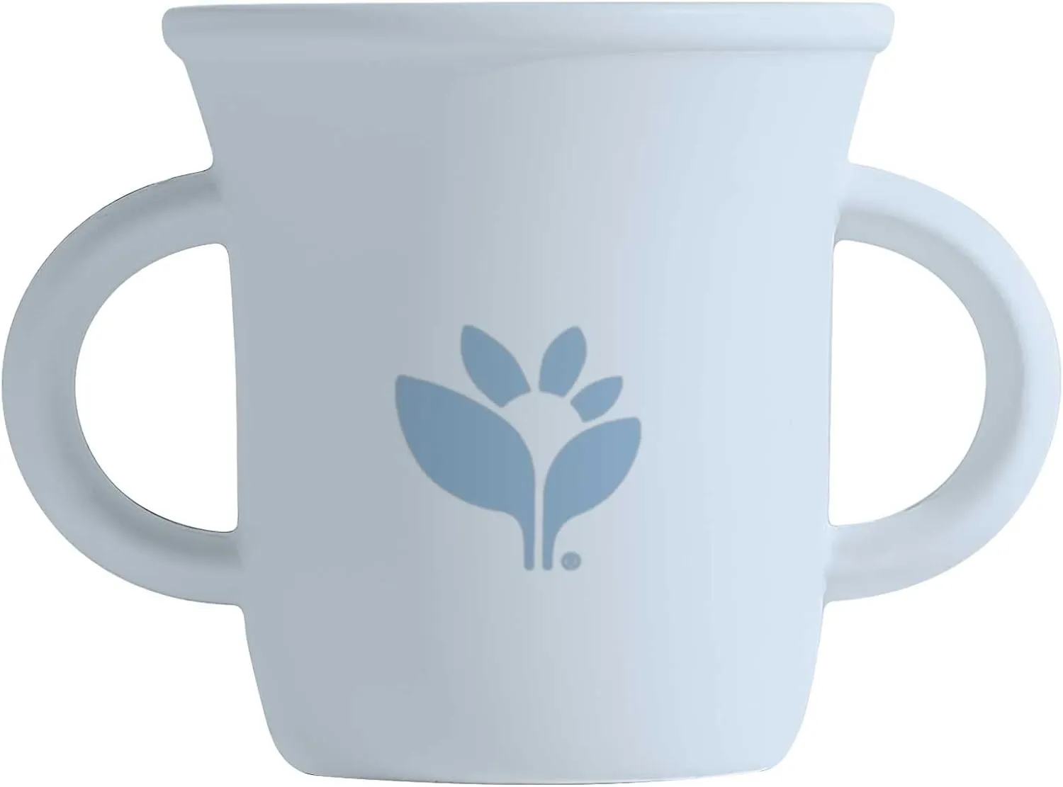 green sprouts® Silicone Learning Cup, 12mo , Platinum-cured Silicone, Sterilizer Safe, Tested for Hormones - Blueberry, 7 Ounce