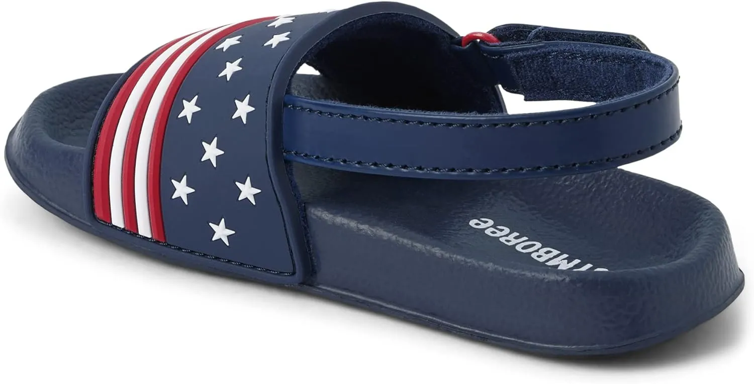 Gymboree Unisex-Child and Toddler Slides with Backstrap Sandal