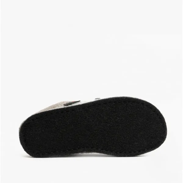 Haflinger DOGGY Womens Slippers Grey
