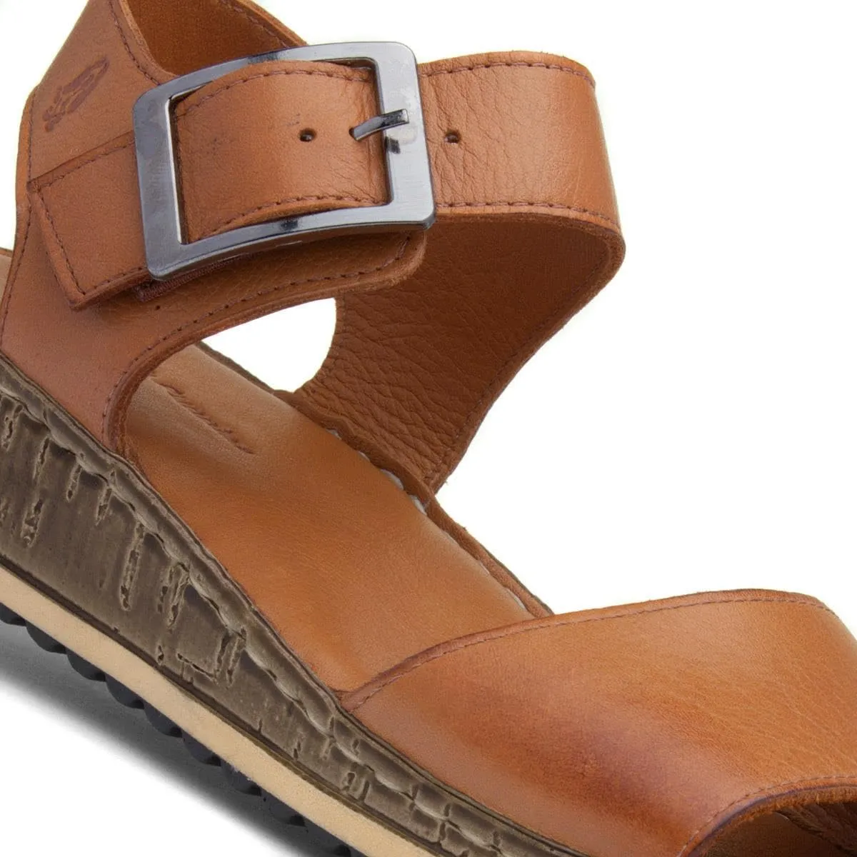 Hush Puppies Women's Ankle-Strap Wedge Sandal